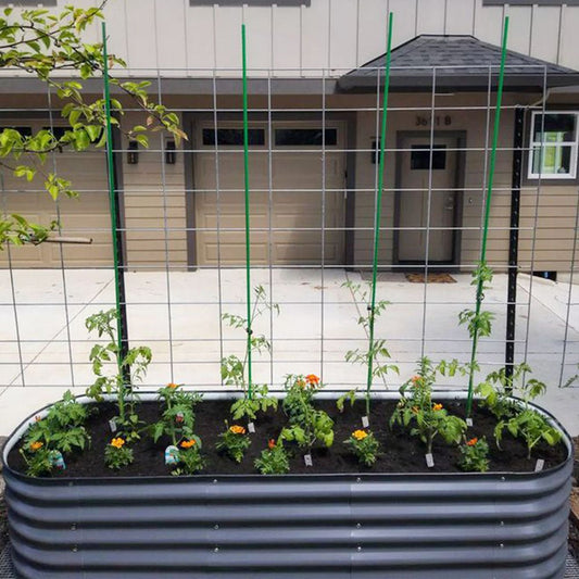17'' Tall 6.5x2 Metal Raised Garden Beds (6 in 1)